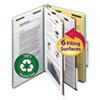Smead(R) 100% Recycled Pressboard Classification Folders