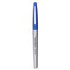 Flair Porous Point Stick Free-Flowing Liquid Pen, Blue Ink, Ultra Fine, Dozen