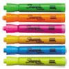Accent Tank Style Highlighter, Chisel Tip, Assorted Colors, 6/ST