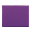 Deluxe Bright Color Hanging File Folders, Letter Size, 1/5-Cut Tabs, Violet, 25/Box