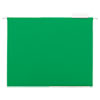 Deluxe Bright Color Hanging File Folders, Letter Size, 1/5-Cut Tabs, Bright Green, 25/Box
