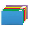 Deluxe Bright Color Hanging File Folders, Legal Size, 1/5-Cut Tab, Assorted, 25/Box