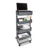 Vertiflex(R) Adjustable Multi-Use Storage Cart and Stand-Up Workstation