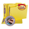 Smead(R) Colored Pressboard Fastener Folders with SafeSHIELD(R) Coated Fasteners