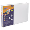 QuickFit Ledger D-Ring Binder, 1" Capacity, 11 x 17, White