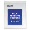 Self-Adhesive Shop Ticket Holders, Heavy, 15", 8 1/2 x 11