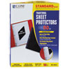Traditional Polypropylene Sheet Protector, Standard Weight, 11 x 8 1/2, 50/BX