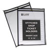 Shop Ticket Holders, Stitched, Both Sides Clear, 75", 11 x 14, 25/BX