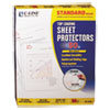 Standard Weight Polypropylene Sheet Protector, Non-Glare, 2", 11 x 8 1/2, 50/BX