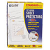 Standard Weight Polypropylene Sheet Protector, Clear, 2", 11 x 8 1/2, 50/BX