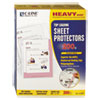 Heavyweight Polypropylene Sheet Protector, Clear, 2", 11 x 8 1/2, 200/BX