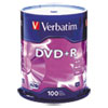 DVD+R Discs, 4.7GB, 16x, Spindle, 100/Pack