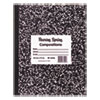 Marble Cover Composition Book, Wide Rule, 9 3/4 x 7 1/2, 60 Pages