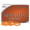 Non-Latex Rubber Bands, Sz. 54, Orange, Sizes 19/33/64 (Mix), 1lb Box