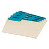 Oxford(TM) Manila Index Card Guides with Laminated Tabs