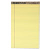 Second Nature Recycled Pads, 8 1/2 x 14, Canary, 50 Sheets, Dozen