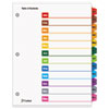 Traditional OneStep Index System, 12 Tab, Jan-Dec, Letter, Multicolor, 12/Set
