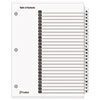 Traditional OneStep Index System, 26-Tab, A-Z, Letter, White, 26/Set