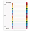 Traditional OneStep Index System, 26-Tab, A-Z, Letter, Multicolor, 26/Set