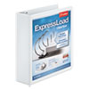 ExpressLoad ClearVue Locking D-Ring Binder, 2" Cap, 11 x 8 1/2, White