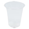 Compostable PLA Corn Plastic Cold Cups, 12oz, Clear, 50/Pack