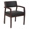 Alera(R) Reception Lounge 500 Series Half Back Wood Guest Chair