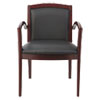Alera(R) Reception Lounge 500 Series Arch Back Solid Wood Chair