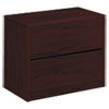 10500 Series Two-Drawer Lateral File, 36w x 20d x 29-1/2h, Mahogany
