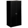 Assembled Storage Cabinet, 36w x 24-1/4d x 71-3/4h, Black