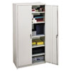 Storage Cabinet, 36w x 18-1/4d x 71-3/4h, Light Gray