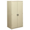 Assembled Storage Cabinet, 36w x 24-1/4d x 71-3/4h, Putty
