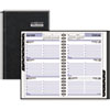 Hardcover Weekly Appointment Book, 4 7/8 x 8, Black, 2019
