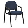 Solutions 4000 Series Seating Leg Base Guest Arm Chair, Blue