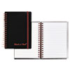 Twin Wire Poly Cover Notebook, Legal Ruled, 4 1/8 x 5 7/8, White, 70 Sheets