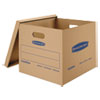 SmoothMove Classic Moving/Storage Boxes, 18l x 15w x 14h, Kraft, 8/Carton