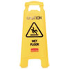 Rubbermaid(R) Commercial Caution Wet Floor Floor Sign