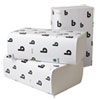 Boardwalk Green Plus Multifold Towels, 9 1/8x9 1/2, White, 250/Pk, 16 Pks/Carton