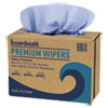 Hydrospun Wipers, 9 x 16.75, Blue, 100 Wipes/Box, 10 Boxes/Carton
