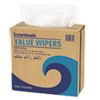 DRC Wipers, White, 9 x 16 1/2, 9 Dispensers of 100, 900/Carton