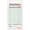 National Checking Company(TM) Guest Check Pad with Customer Receipt Stub