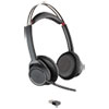 Plantronics(R) Voyager Focus(TM) UC Stereo Bluetooth Headset System with Active Noise Canceling