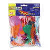 Bright Hues Feather Assortment, Bright Colors, 1 oz Pack