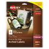 Avery(R) Textured Arched Print-to-the-Edge Labels