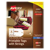 Avery(R) Printable Tags with Strings