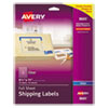 Avery(R) Matte Clear Shipping Labels