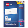 Avery(R) White Address Labels for Laser Printers