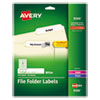 Avery(R) Permanent File Folder Labels with TrueBlock(R) Technology