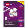 Avery(R) Self-Laminating Name Badges with Clips