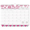 Day-Timer(R) Pink Ribbon Tabbed Wall Calendar