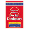 Merriam Webster(R) Pocket Dictionary